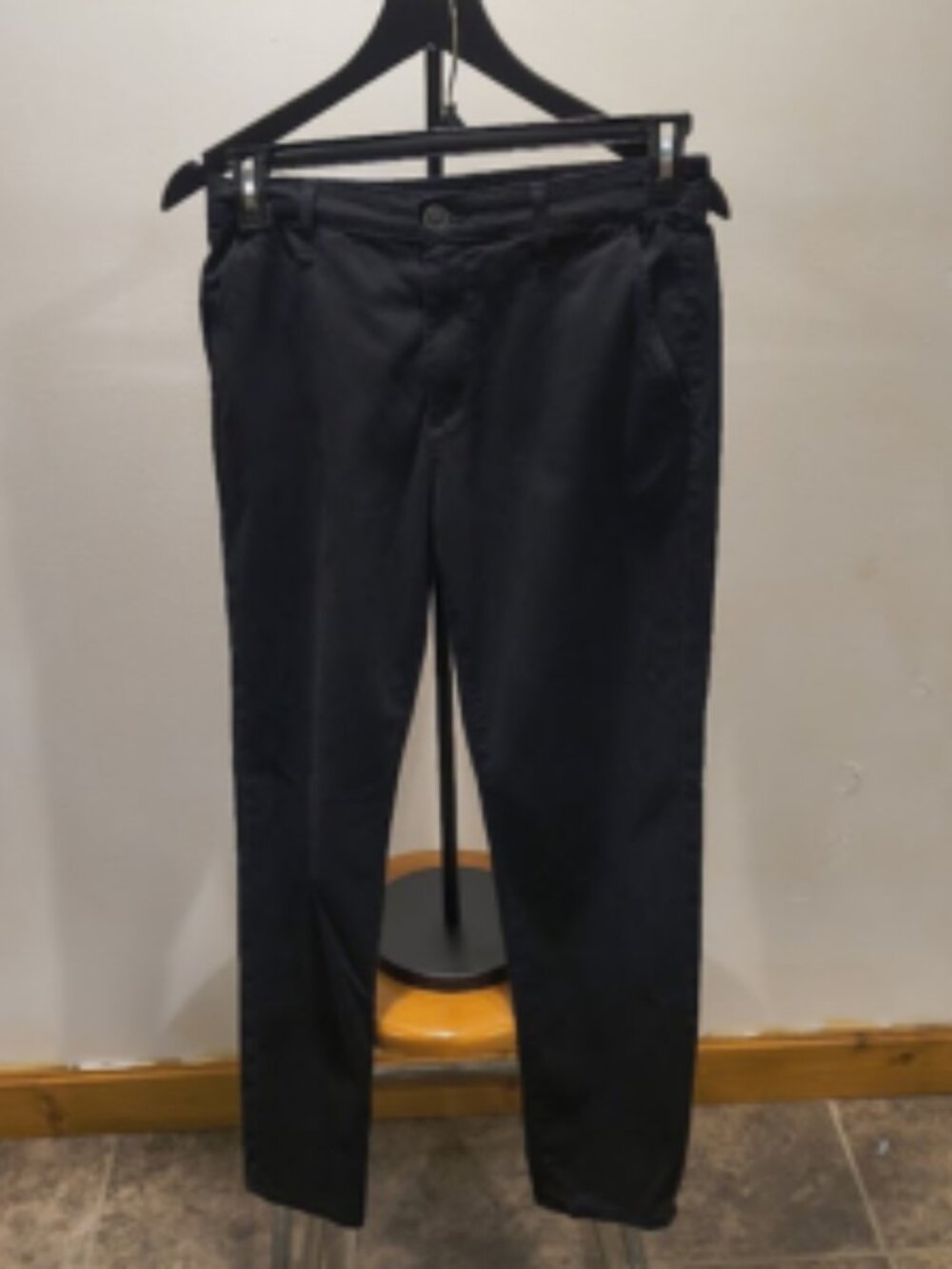 AG Adriano Goldschmied Caden Tailored Trouser Pants Black Size 27
